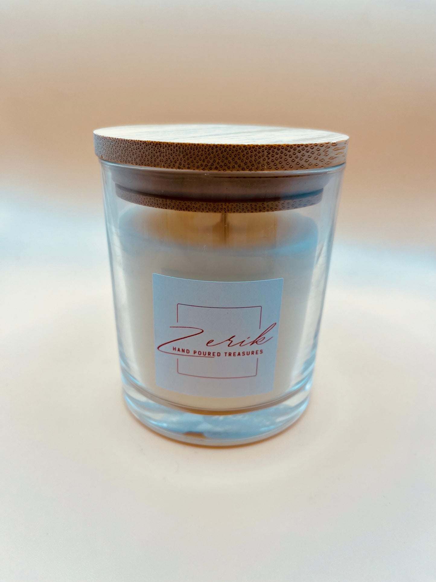 Medium Glass Bamboo Jar