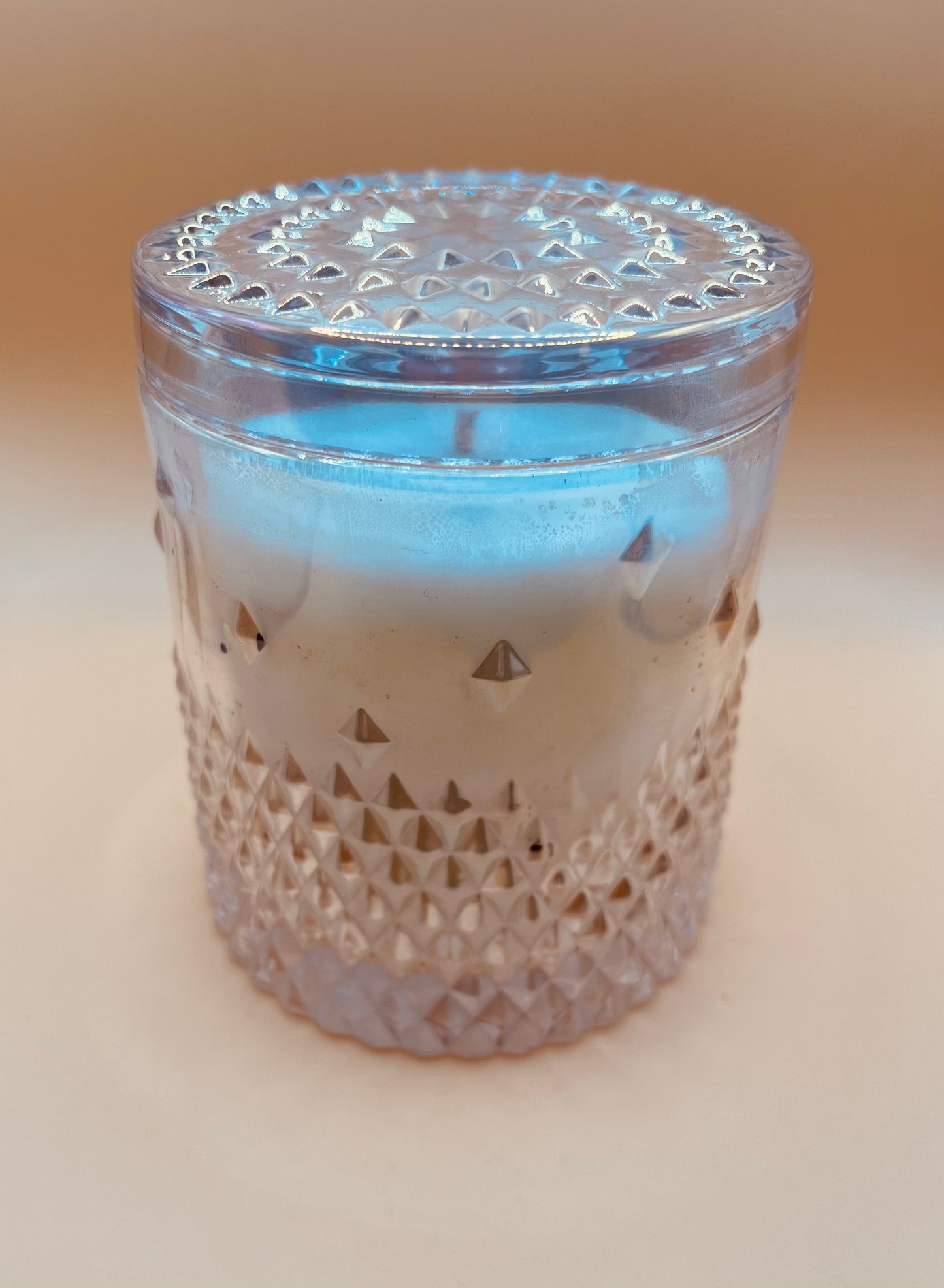 Large Crystal Glass Jar