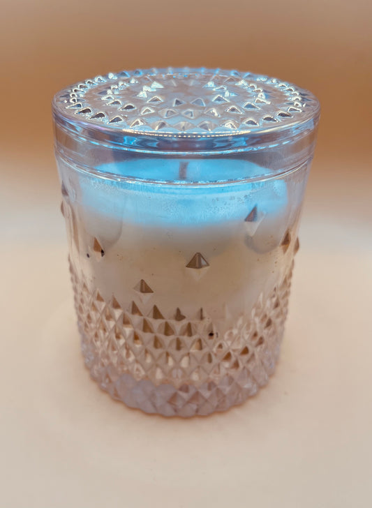 Large Crystal Glass Jar