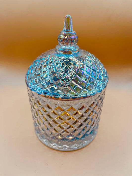 Large Rainbow Cupola Jar